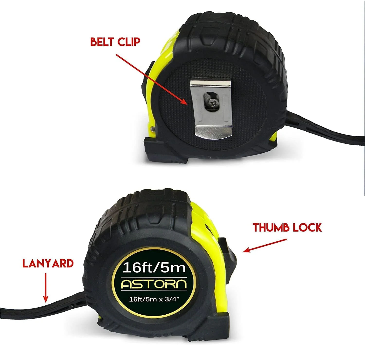 متر نواری آستورن برای پیمانکاران و کارهای DIY | متر نواری (Cinta Metrica) | متر نواری متریک و اینچی برای ساخت و ساز | متر نواری سنگین با روکش نایلونی لغزنده متر نواری آستورن برای پیمانکاران و کارهای DIY | متر نواری (Cinta Metrica) | متر نواری متریک و اینچی برای ساخت و ساز | متر نواری سنگین با روکش نایلونی لغزنده