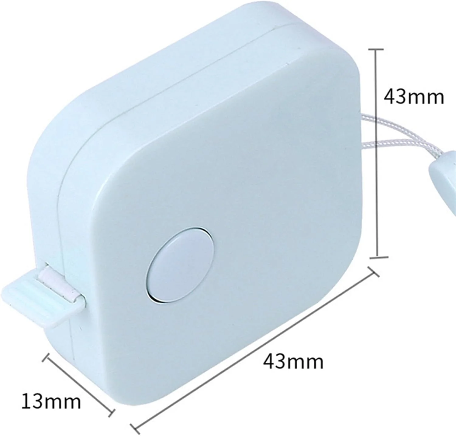 متر نواری YHUAEE، متر اندازه گیری قابل حمل با روکش چرمی، مقیاس دوگانه، مناسب برای لوازم التحریر اداری، مدرسه و منزل
