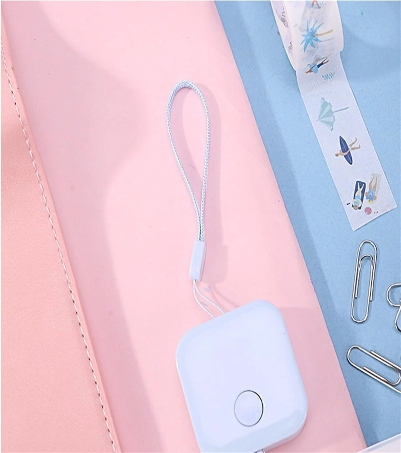 متر نواری YHUAEE، متر اندازه گیری قابل حمل با روکش چرمی، مقیاس دوگانه، مناسب برای لوازم التحریر اداری، مدرسه و منزل