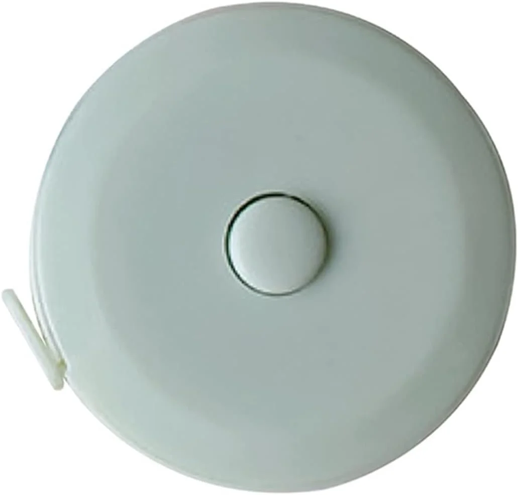 متر خیاطی 1.5/2 متری چند رنگ مینی قابل حمل جمع شونده نرم (آبی تیره، 2 متر)