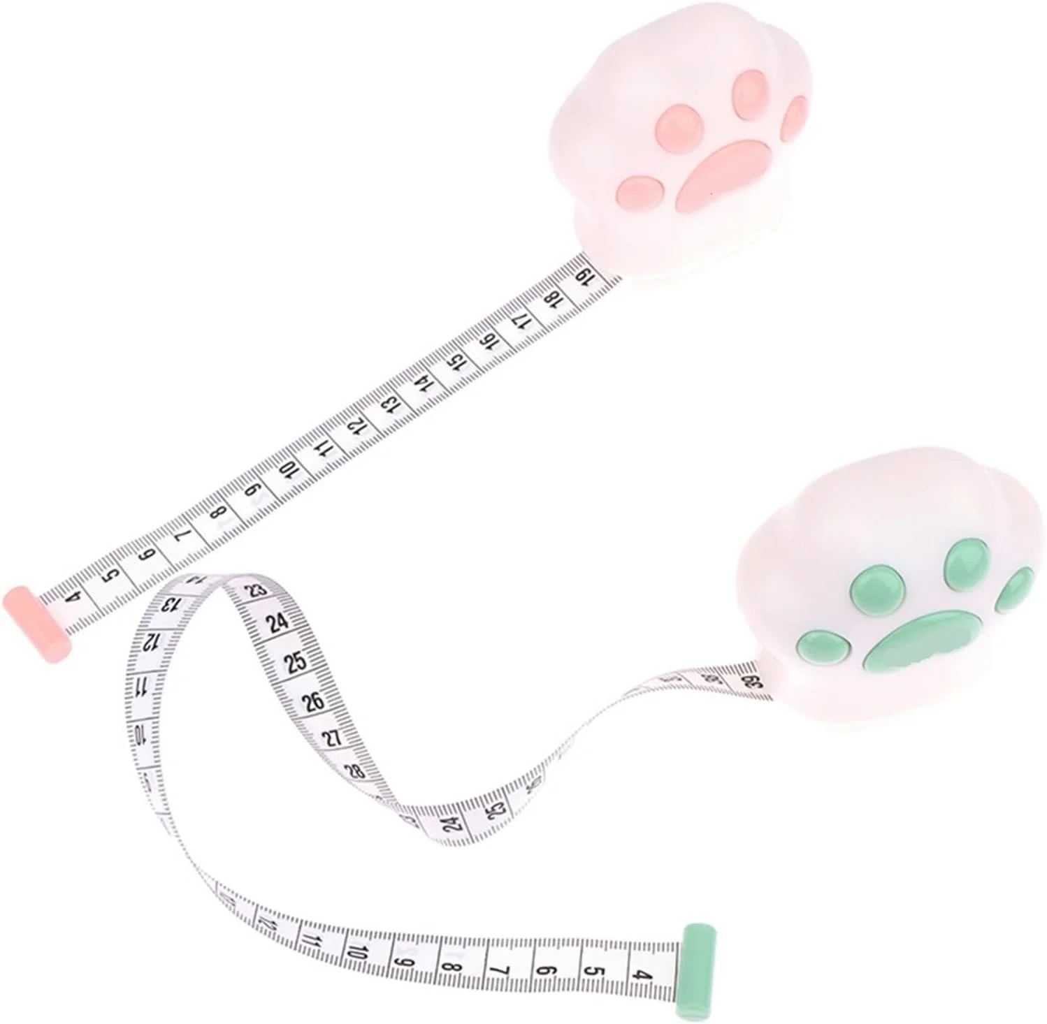 متر خیاطی تلسکوپی قابل حمل (صورتی)