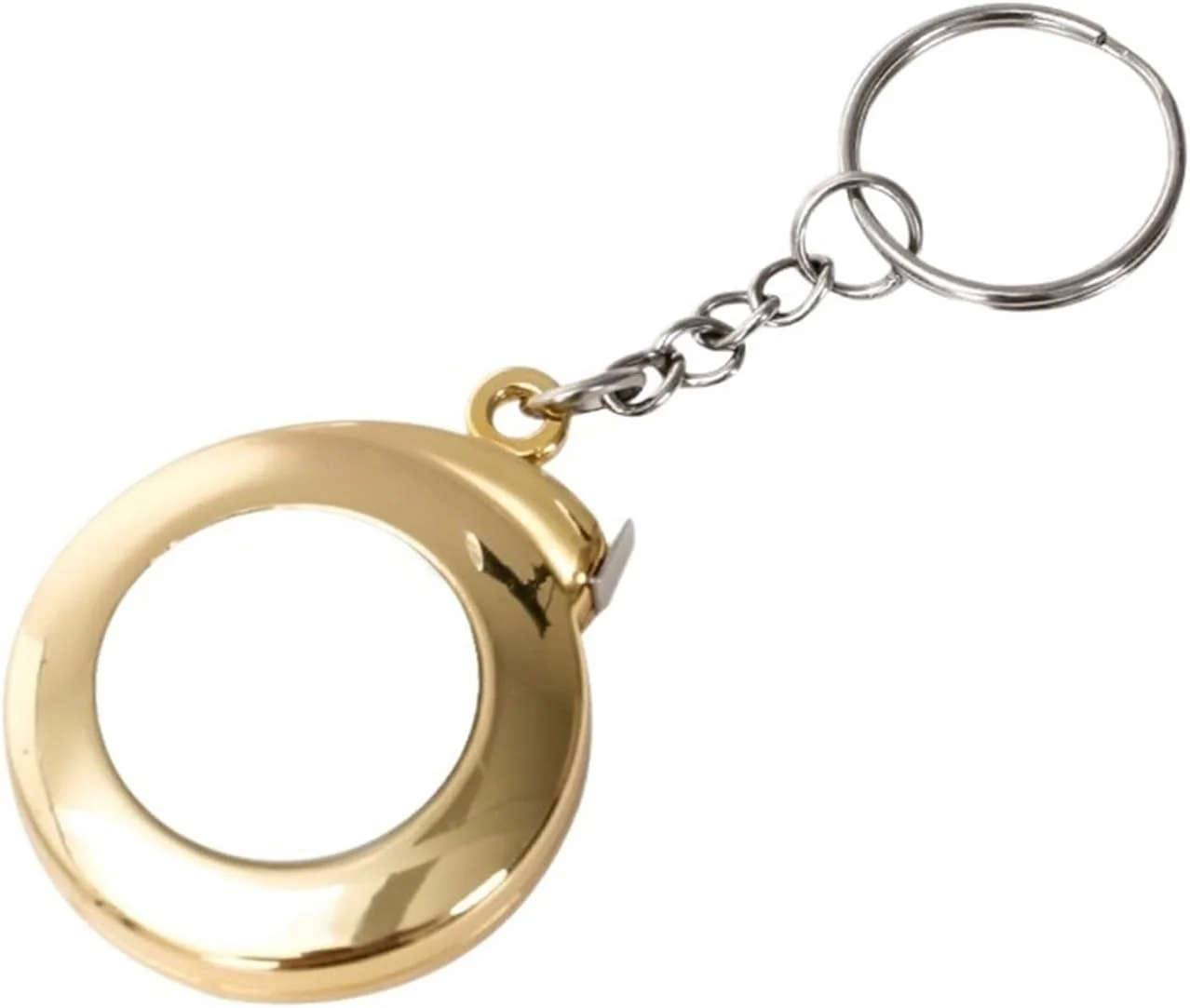 جاکلیدی متر نواری LOYOUYEO، متر نواری، خط کش فولادی، خط کش فولادی کوچک، خط کش هدیه (طلایی)