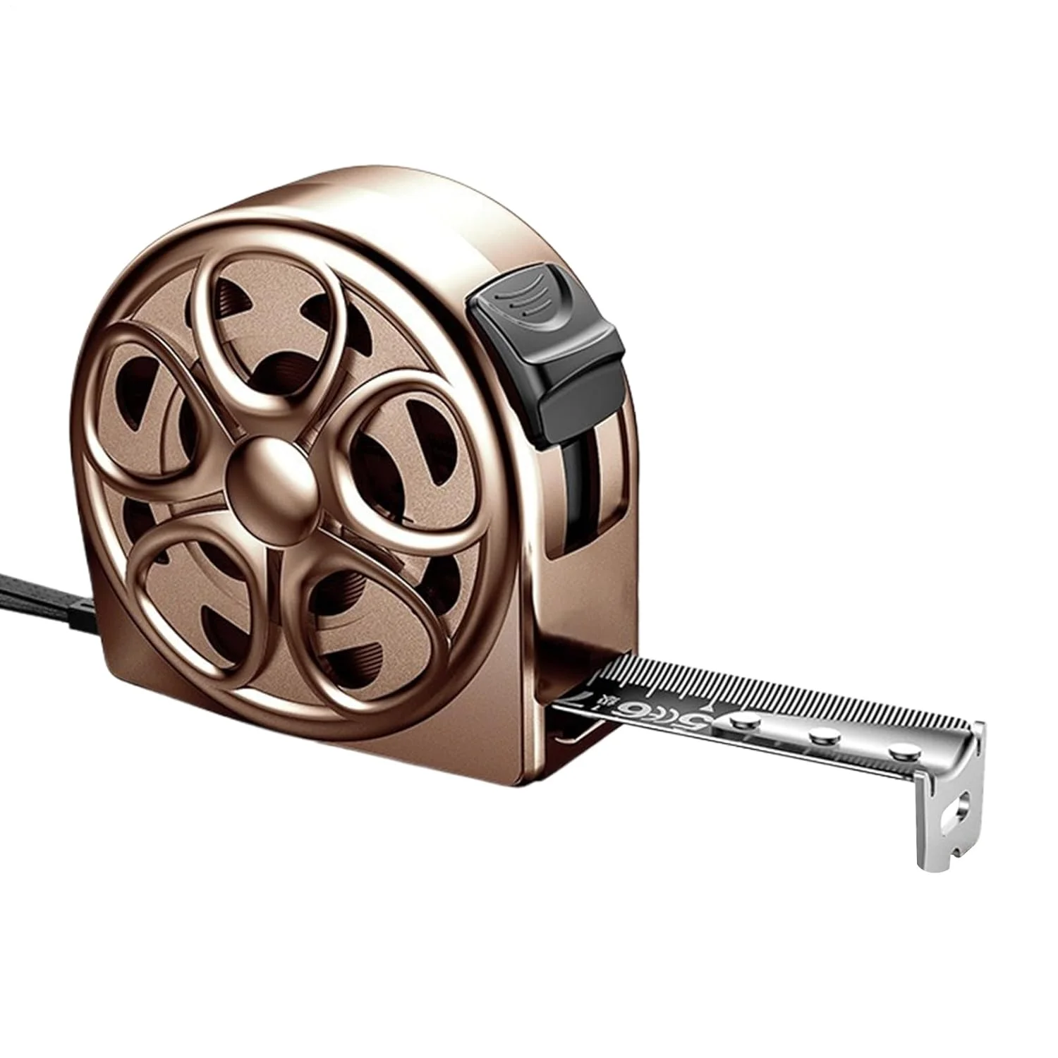 متر نواری استیل ضد زنگ | خط کش اندازه گیری با قفل فوری و طراحی توخالی، ابزار اندازه گیری دستی ضد افتادن برای مسیرهای کشاورزی، مهندسی صنعتی، نجاری و فضای باز