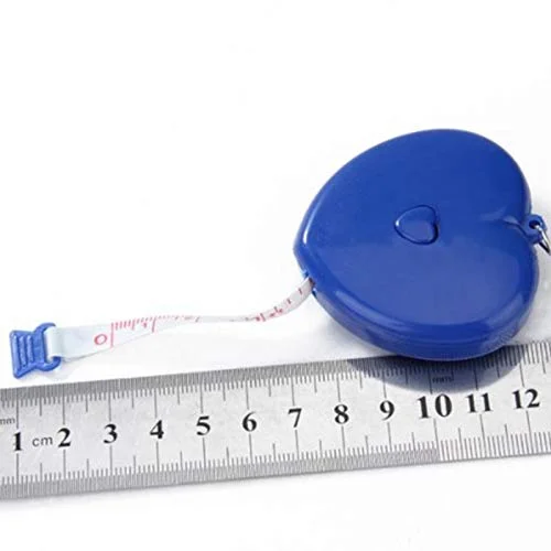 متر نواری 150 سانتی متری طرح قلب کوچک و مینیاتوری، رنگ تصادفی، ابزار خیاطی و اندازه گیری