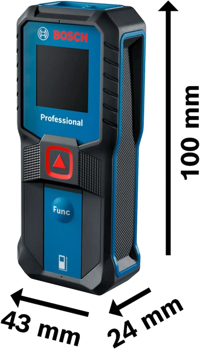 متر لیزری بوش پروفشنال GLM 25-23، اندازه گیری فاصله تک دکمه ای
