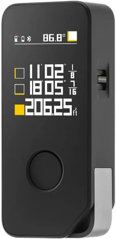 متر لیزری هوتو پرو با بلوتوث، اندازه گیری لحظه ای، قابل شارژ با USB-C، دارای 5 حالت، صفحه نمایش رنگی LCD، 850mAh، 50 متر، واحد M/Ft/in، ابزار اندازه گیری لیزری با دقت بالا با خط کش مجازی متر لیزری هوتو پرو با بلوتوث، اندازه گیری لحظه ای، قابل شارژ با USB-C، دارای 5 حالت، صفحه نمایش رنگی LCD، 850mAh، 50 متر، واحد M/Ft/in، ابزار اندازه گیری لیزری با دقت بالا با خط کش مجازی