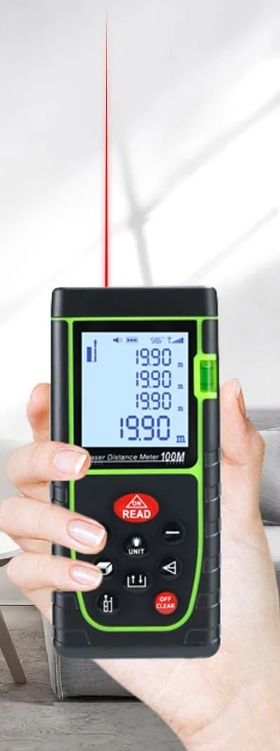 متر لیزری دیجیتال 40 متری، ابزار اندازه گیری مساحت و حجم