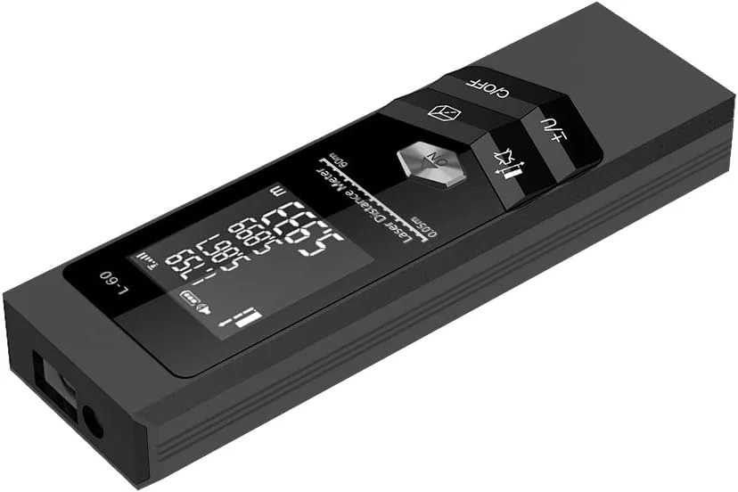 فاصله یاب دستی موریلیان، مینی متر دیجیتال اندازه گیری فاصله، متر لیزری قابل حمل الکترونیکی برای اندازه گیری زاویه، فضای افقی، مساحت و حجم