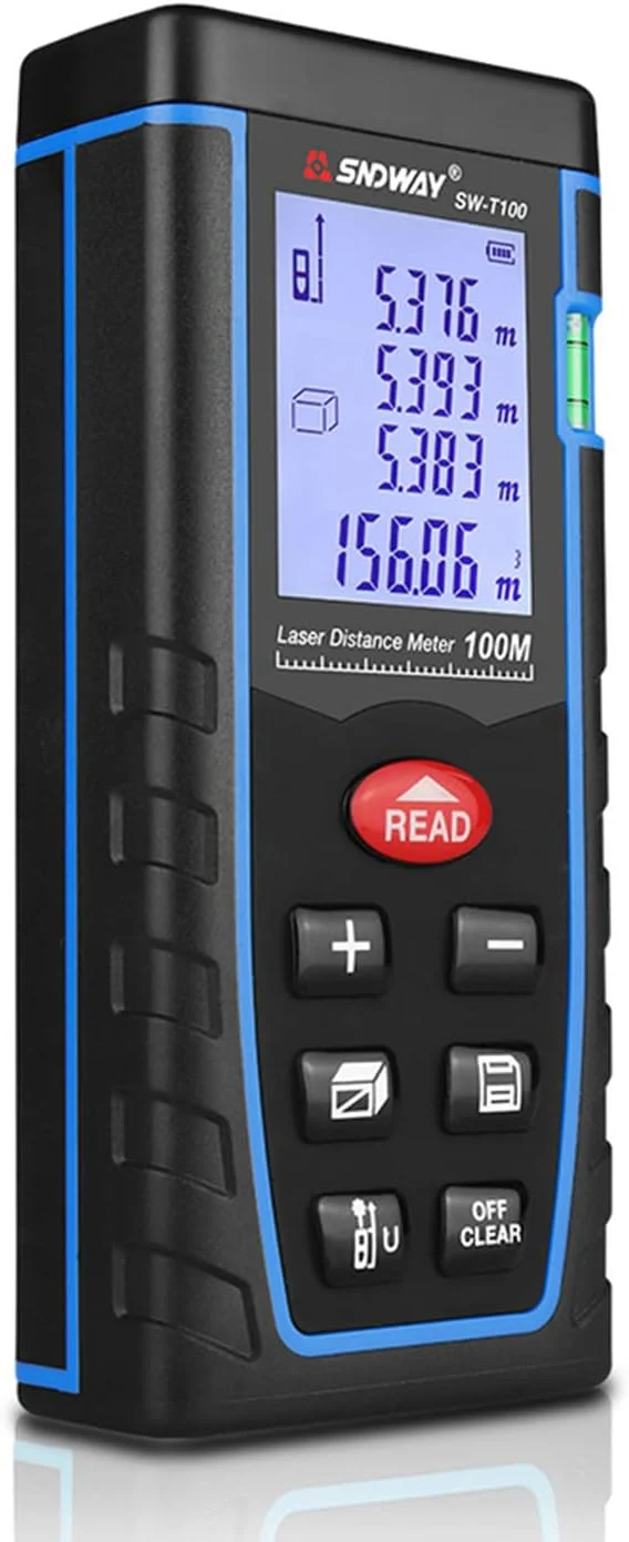 متر لیزری SKEIDO، ابزار اندازه گیری فاصله 100 متری، متر دیجیتال کوچک لیزری مدل SW-T100