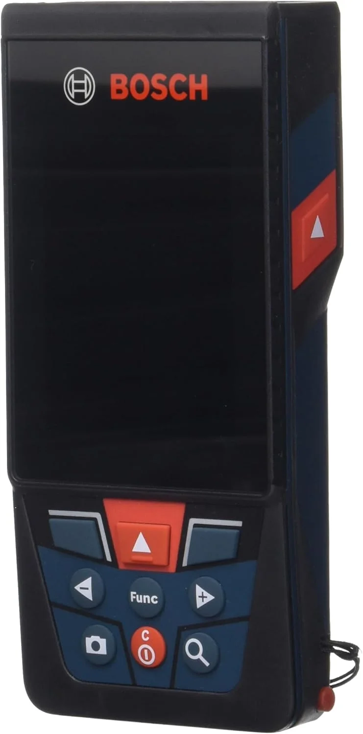 متر لیزری حرفه ای بوش مدل GLM 150-27C (دارای دوربین داخلی، باتری 3.6 ولت داخلی، برد تا 150 متر، مقاوم، IP54، ± 1.5mm*، حلقه، کیف)