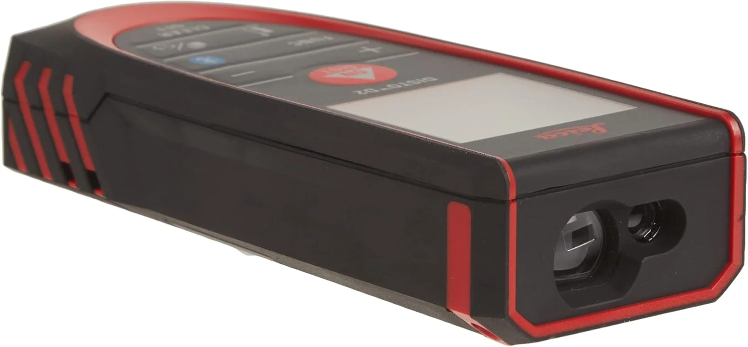 متر لیزری Leica Geosystems DISTO D2 جدید با برد 100 متر و بلوتوث 4.0، مشکی/قرمز، 4.3 x 2.5 x 11.7 سانتی متر متر لیزری Leica Geosystems DISTO D2 جدید با برد 100 متر و بلوتوث 4.0، مشکی/قرمز، 4.3 x 2.5 x 11.7 سانتی متر
