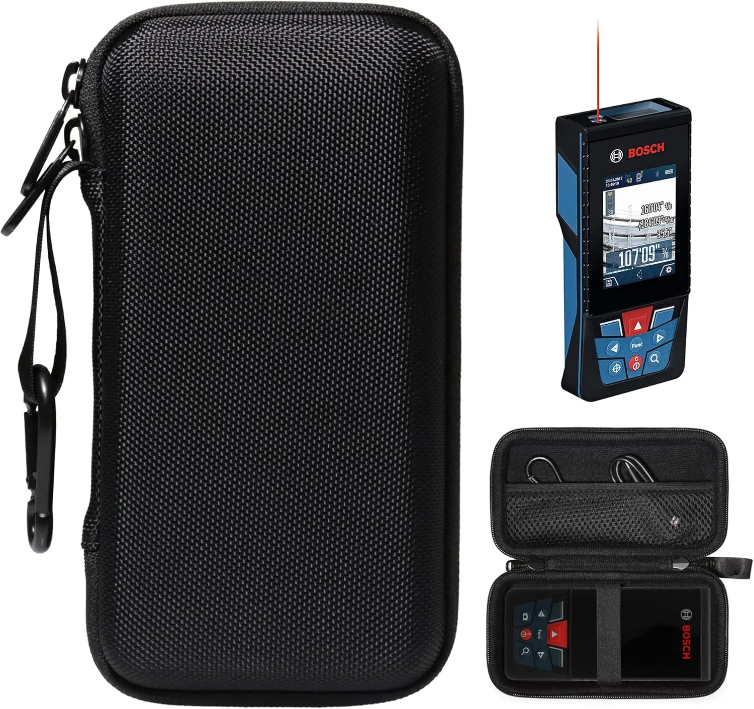 کیف حمل و نگهداری متر لیزری Alltravel مناسب برای متر لیزری بلوتوثی BOSCH GLM400CL Blaze Outdoor با برد 120 متر کیف حمل و نگهداری متر لیزری Alltravel مناسب برای متر لیزری بلوتوثی BOSCH GLM400CL Blaze Outdoor با برد 120 متر