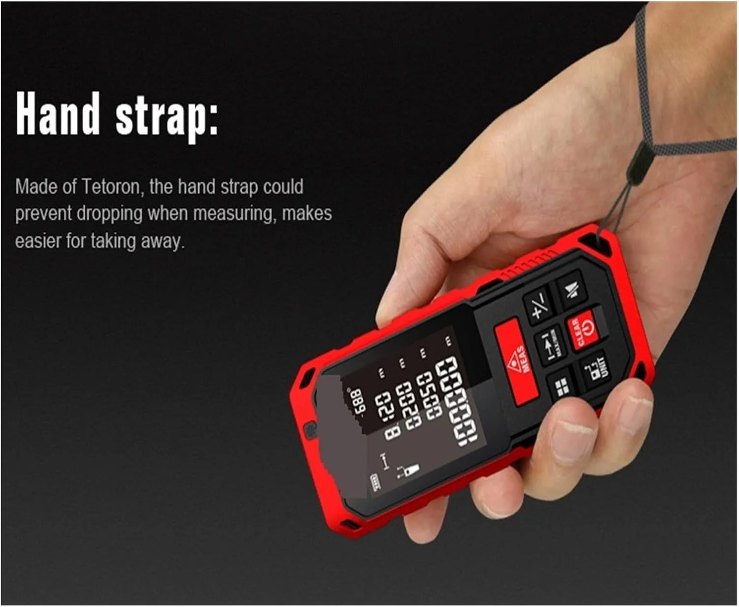 متر محاسبه مساحت ERTUUYD، 50M 70M 100M 120M متر لیزری قابل شارژ، ابزار اندازه گیری زاویه، دیاستیمتر لیزری قرمز دستی