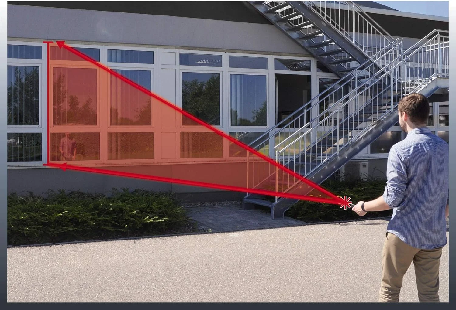 متر لیزری دیجیتال اینهل مدل TcLd 50 با برد 50 متر - قرمز