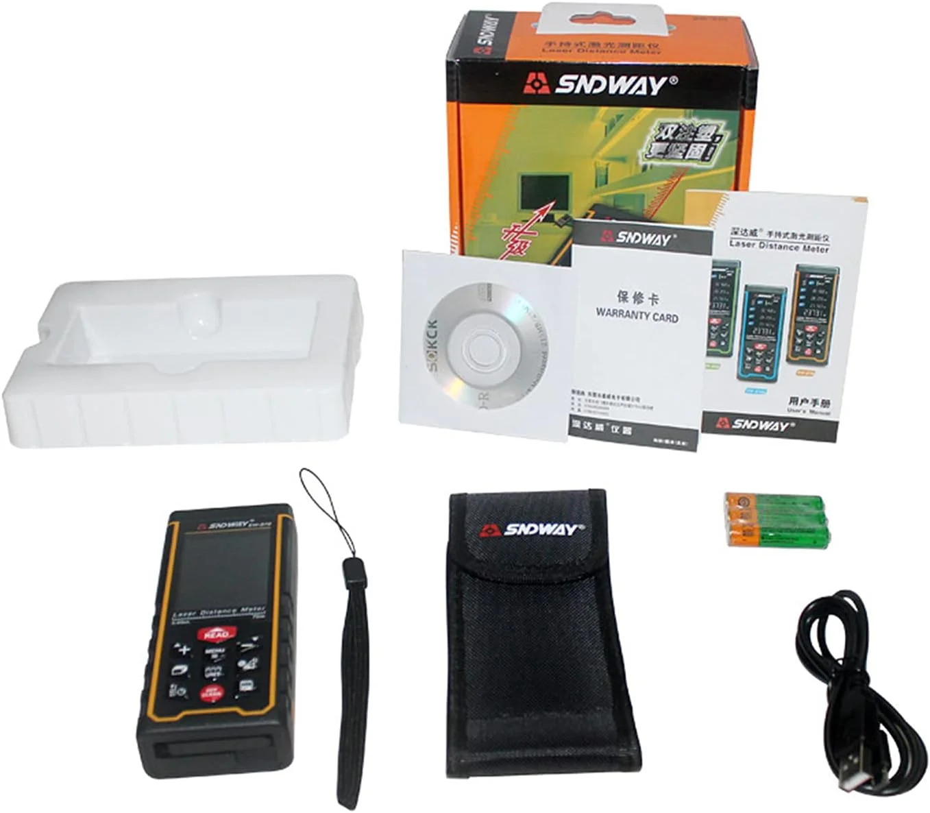 متر لیزری دیجیتال، ابزار اندازه گیری لیزری، متر فاصله با LCD دارای نور پس زمینه برای اندازه گیری فاصله، مساحت و حجم متر لیزری دیجیتال، ابزار اندازه گیری لیزری، متر فاصله با LCD دارای نور پس زمینه برای اندازه گیری فاصله، مساحت و حجم