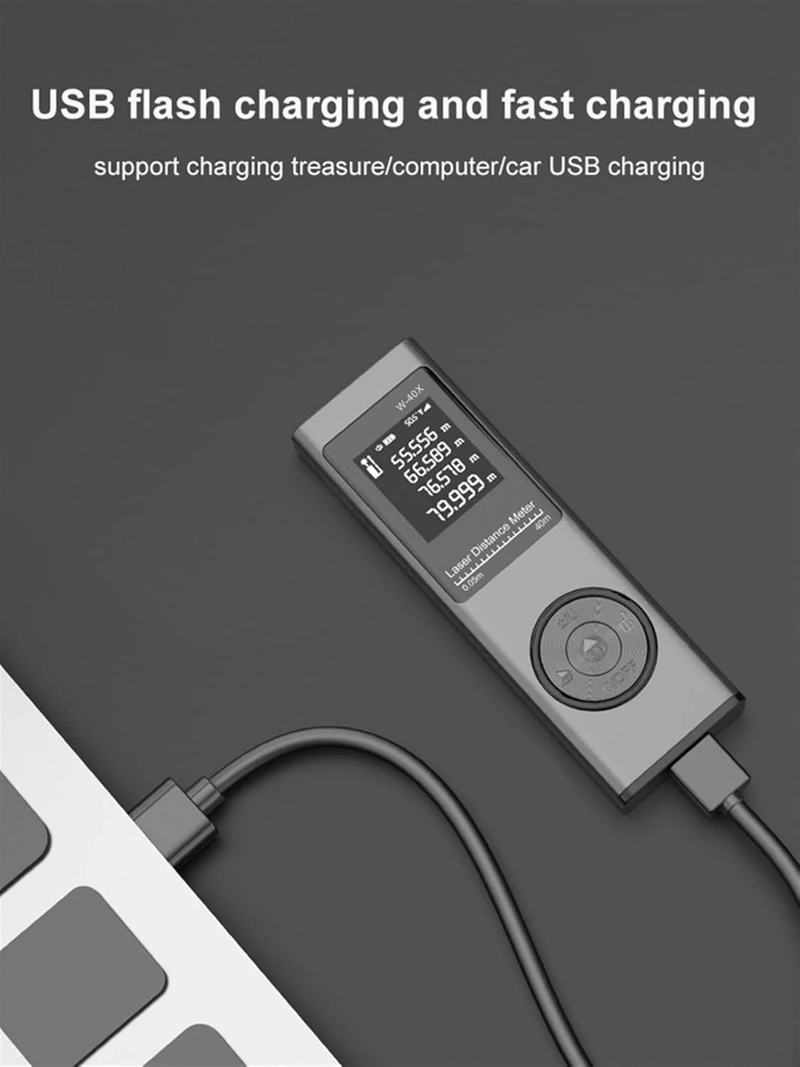 ارتفاع سنج دیجیتال، فاصله یاب لیزری، متر لیزری دیجیتال با اندازه گیری زاویه