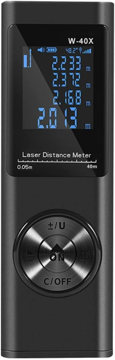 ارتفاع سنج دیجیتال WAYOM، متر لیزری فاصله یاب، متر لیزری دیجیتال با اندازه گیری زاویه (رنگ: Hortel، سایز: 40 متر)
