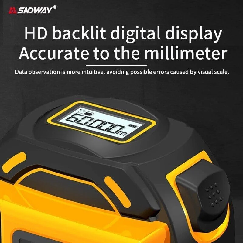 ابزار متر لیزری 2 در 1 با صفحه نمایش LCD، دستگاه اندازه گیری صنعتی 40 متری، تبدیل واحد دقیق مساحت و حجم، اندازه گیر فاصله دیجیتال برای ساخت و ساز و DIY ابزار متر لیزری 2 در 1 با صفحه نمایش LCD، دستگاه اندازه گیری صنعتی 40 متری، تبدیل واحد دقیق مساحت و حجم، اندازه گیر فاصله دیجیتال برای ساخت و ساز و DIY