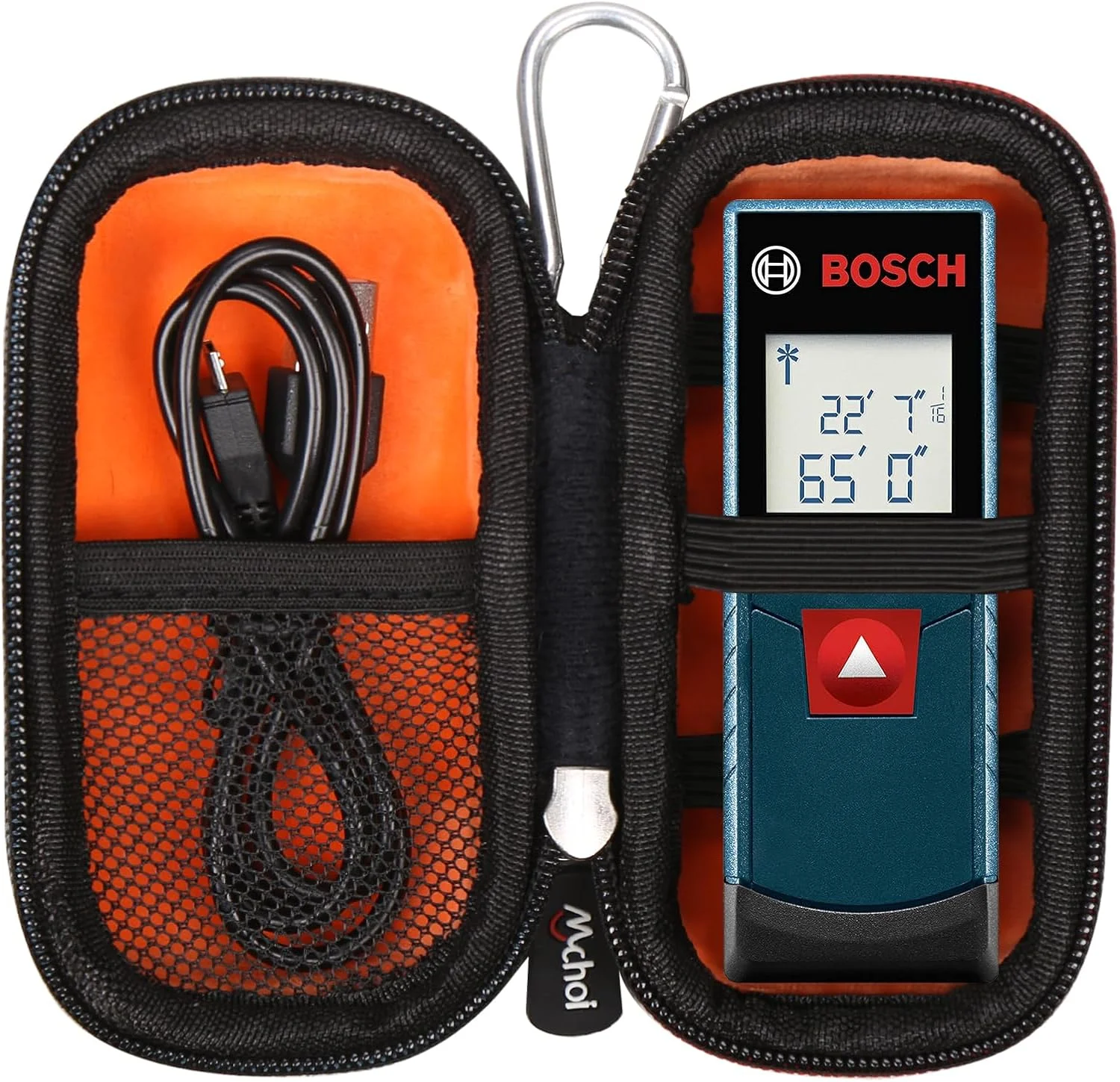 کیف سخت و قابل حمل Mchoi سازگار با دستگاه فاصله یاب لیزری بوش مدل GLM 20 Compact Blaze با برد 65 فوت