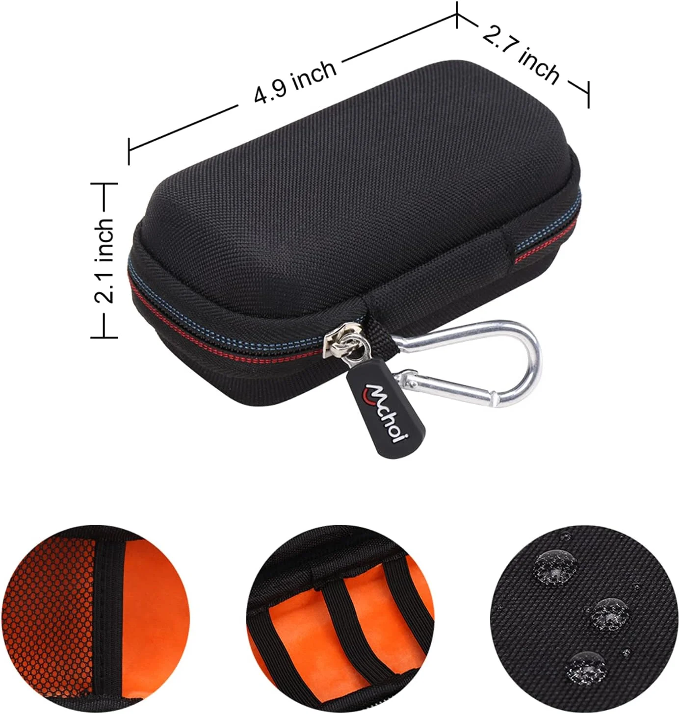 کیف سخت و قابل حمل Mchoi سازگار با دستگاه فاصله یاب لیزری بوش مدل GLM 20 Compact Blaze با برد 65 فوت