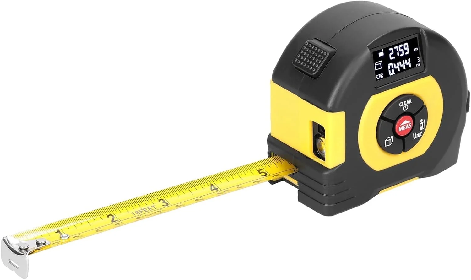 ارتفاع سنج دیجیتال WAYOM، فاصله یاب لیزری، متر نواری، دستگاه اندازه گیری فاصله، تجهیزات نقشه برداری مساحت و حجم (رنگ: محدوده اندازه گیری 60 متر)