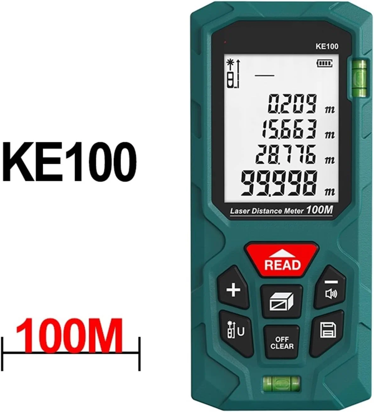 متر لیزری دیجیتال 40 متری، ابزار دقیق اندازه گیری فاصله، مناسب برای ساختمان سازی، با دقت بالا متر لیزری دیجیتال 40 متری، ابزار دقیق اندازه گیری فاصله، مناسب برای ساختمان سازی، با دقت بالا