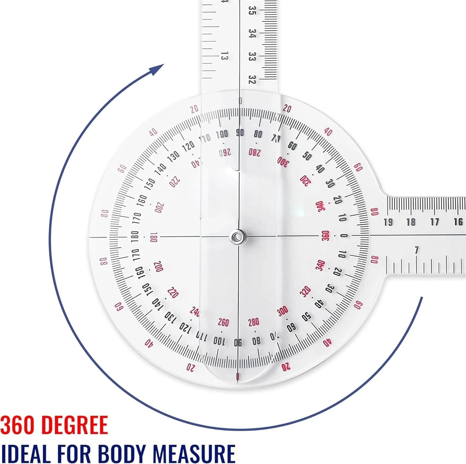مجموعه 6 عددی ابزار اندازه گیری زاویه ستون فقرات پزشکی