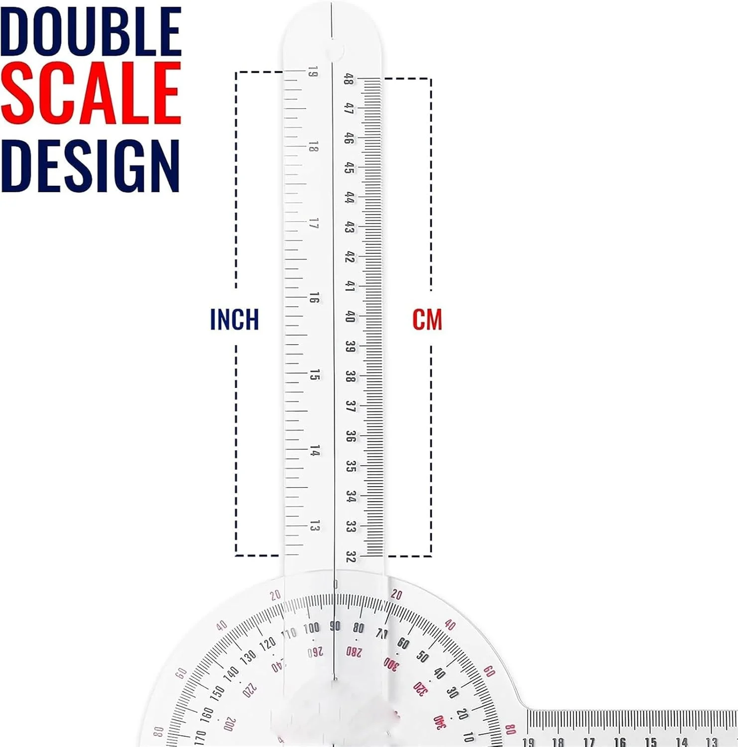 مجموعه 6 عددی ابزار اندازه گیری زاویه ستون فقرات پزشکی