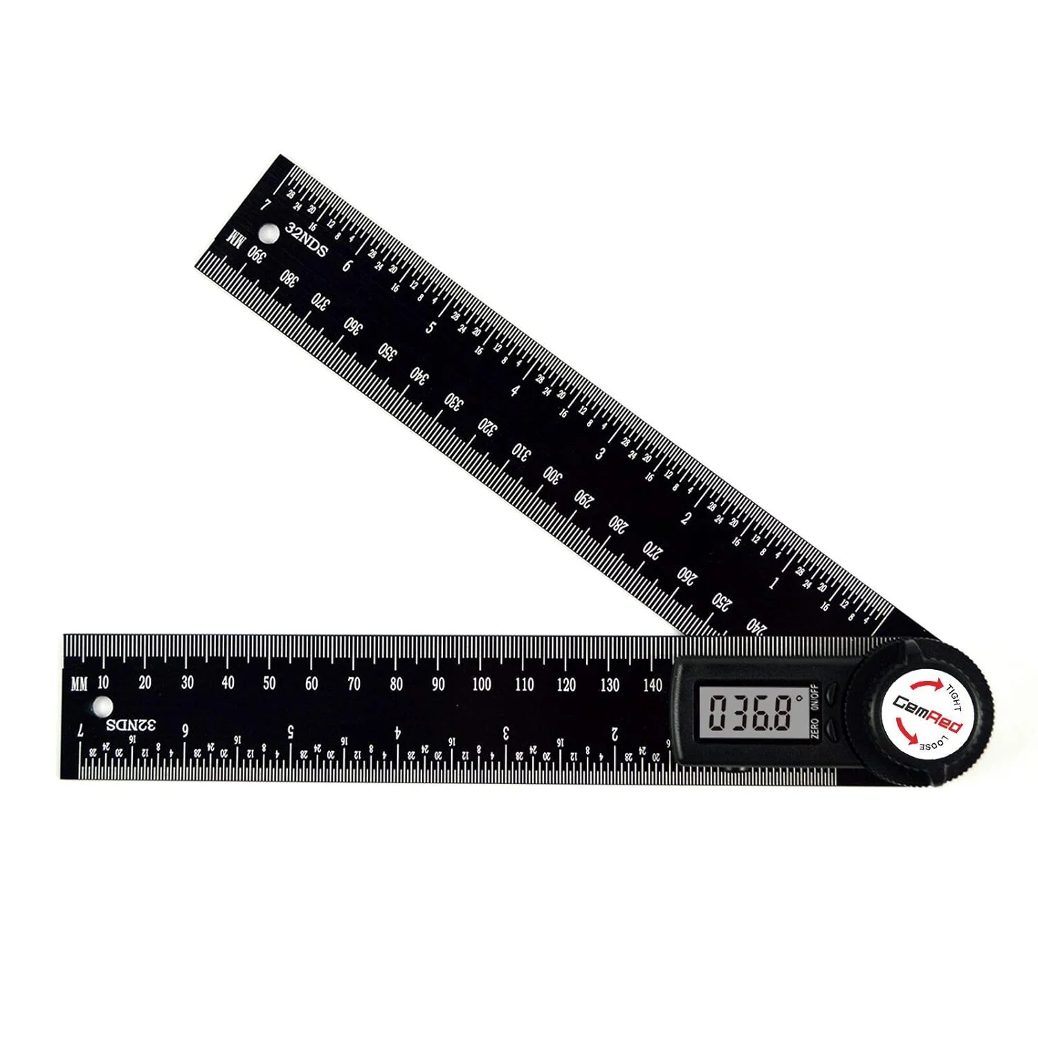 زاویه یاب دیجیتال آلومینیومی GemRed 82305