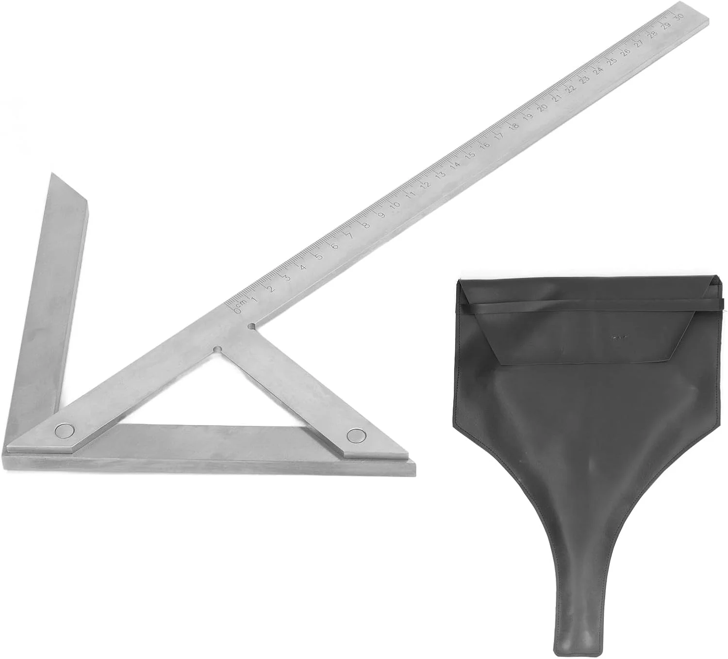 زاویه یاب، زاویه یاب فولاد کربنی، زاویه یاب مرکزی 45/90 درجه، مرکز یابی مربعی روکش شده