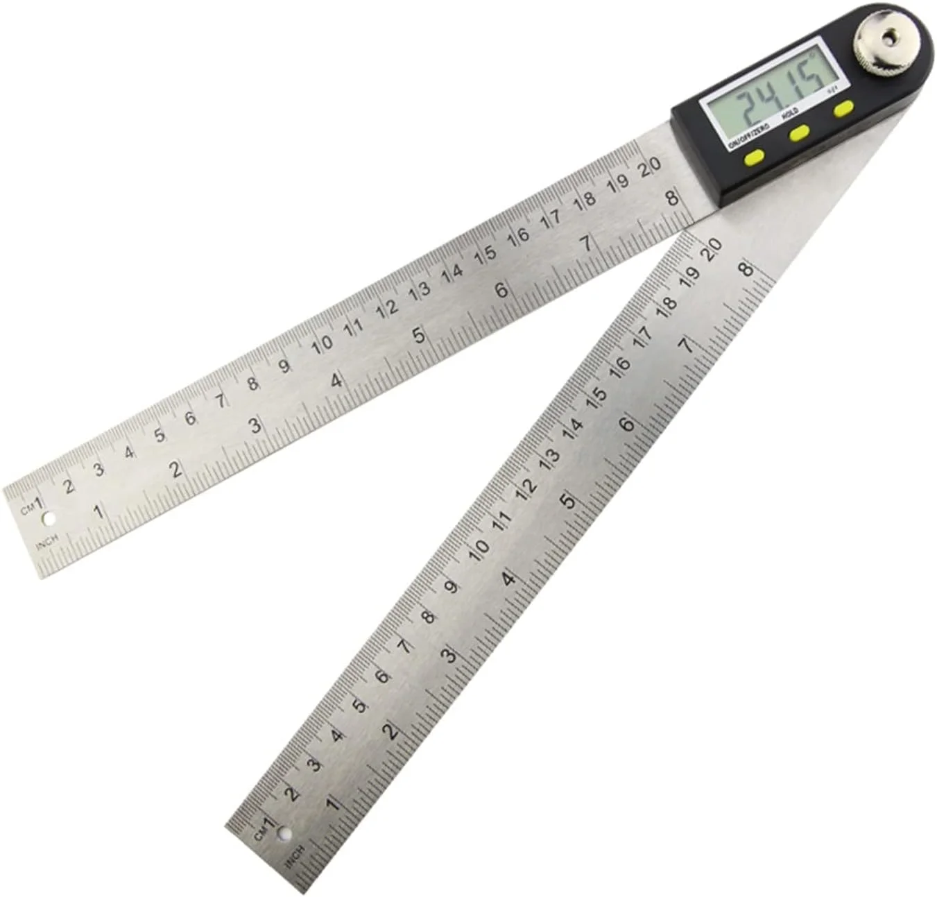 زاویه یاب دیجیتال نجاری GZDtdsd، گونیومتر، ابزار الکترونیکی نجاری، زاویه یاب، خط کش اندازه گیری چند زاویه ای، ابزار دقیق (زاویه یاب مشکی 2)