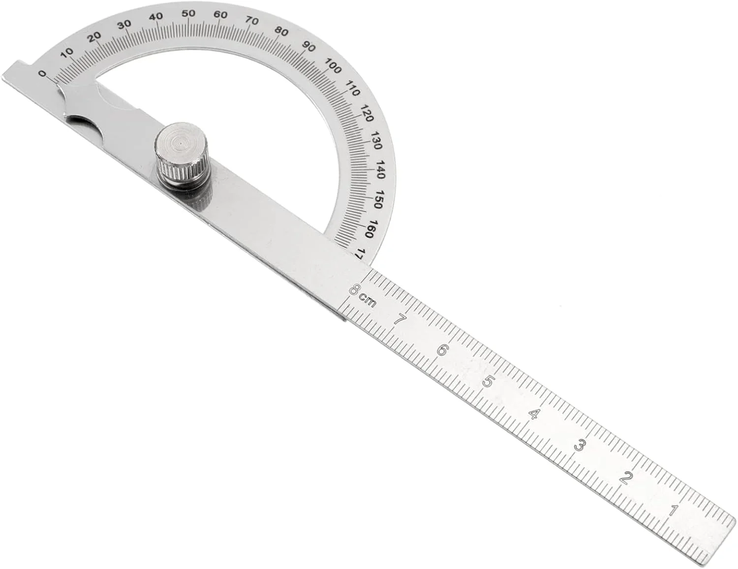 2 عدد زاویه یاب نقاله، نقاله زاویه یاب استیل ضد زنگ، نقاله بازوی چرخشی، بازوی چرخشی 0-