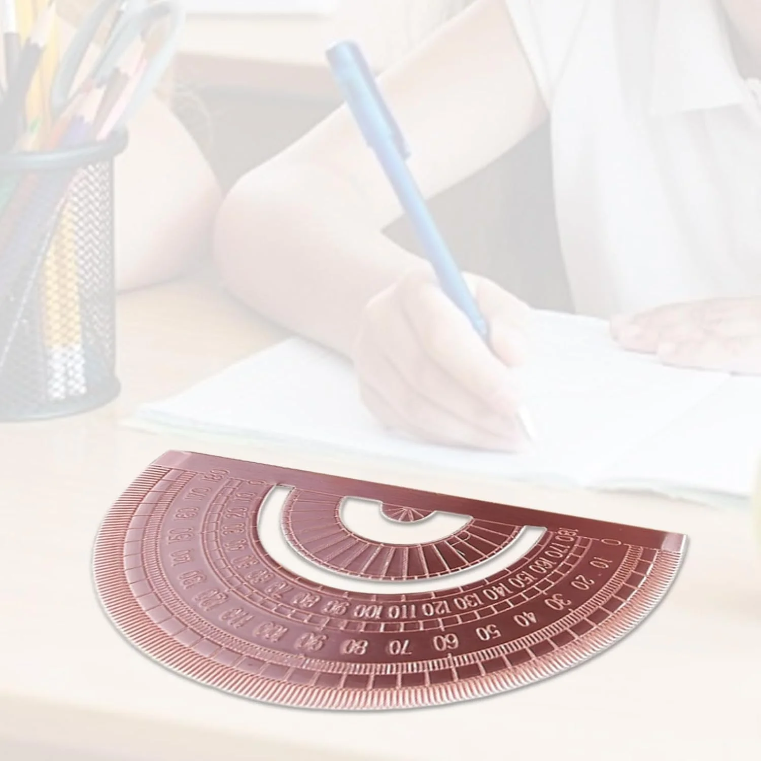 نقاله زاویه یاب - زاویه یاب نجاری، نقاله فلزی 180 درجه برای مهندسی، نجاری، طراحی، دانشجویان، مدرسه نجاری، ساخت و ساز