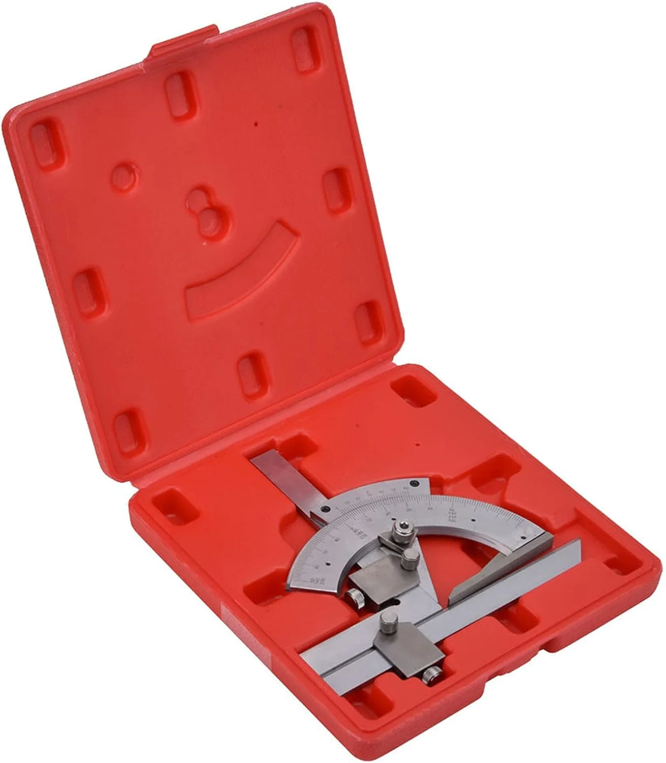 زاویه سنج جهانی GQCQGS 0-320 درجه، ابزار دقیق اندازه گیری زاویه برای نجاری، ساخت و ساز و تعمیرات