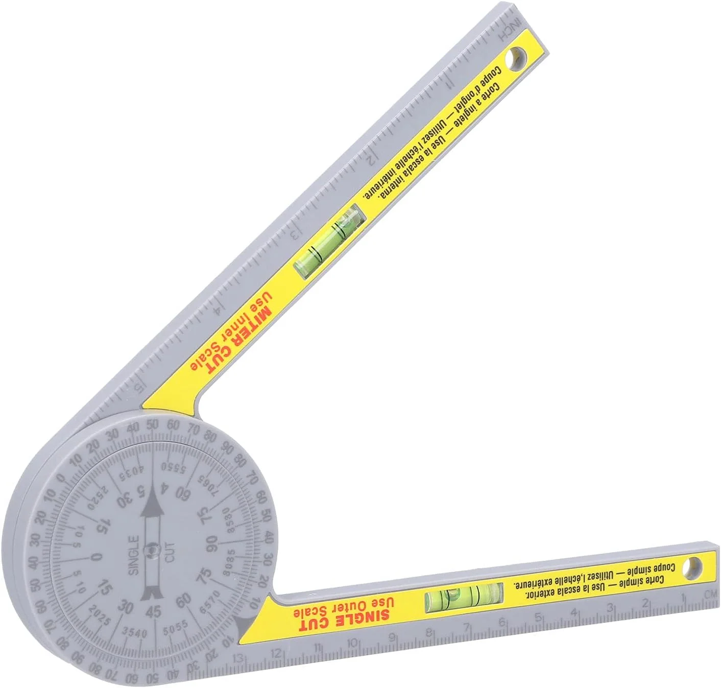 زاویه سنج اره مویی Telituny، زاویه سنج ABS 360 درجه برای اره برش راهنما