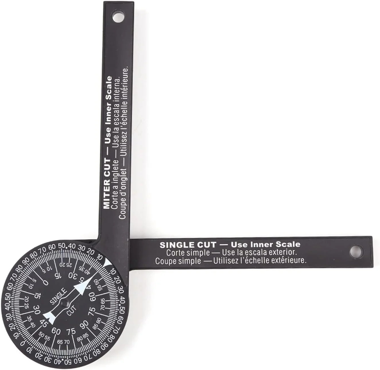 گونیا زاویه یاب نجاری حرفه ای به همراه مداد علامت گذاری، ABS دقیق، ابزار دقیق اندازه گیری لوله کشی و نجاری