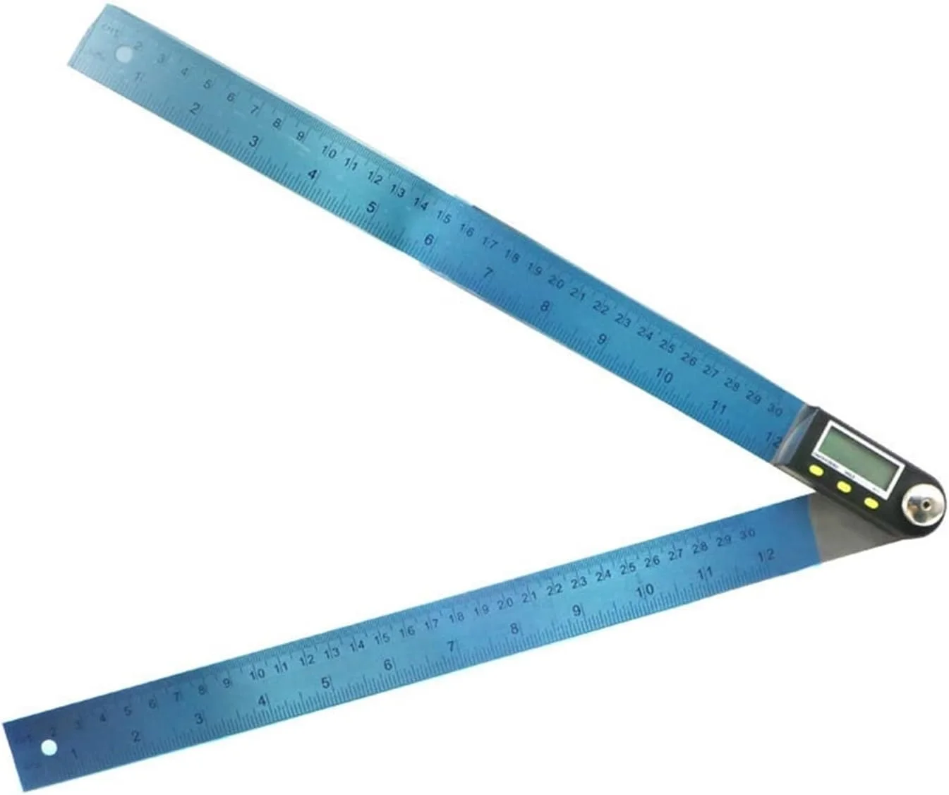 زاویه سنج نجاری JHQWIDD، 200 میلی متر/300 میلی متر، خط کش زاویه دیجیتال، استیل ضد زنگ، زاویه سنج الکترونیکی، ابزار دقیق (0-300 میلی متر)