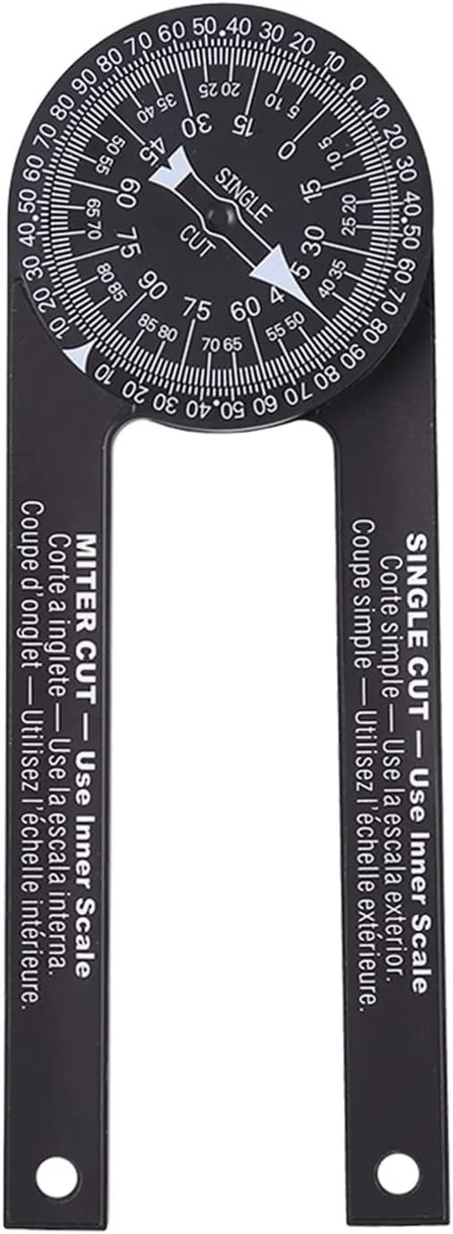 گونیا زاویه یاب نجاری حرفه ای به همراه مداد علامت گذاری، ABS دقیق، ابزار دقیق اندازه گیری لوله کشی و نجاری