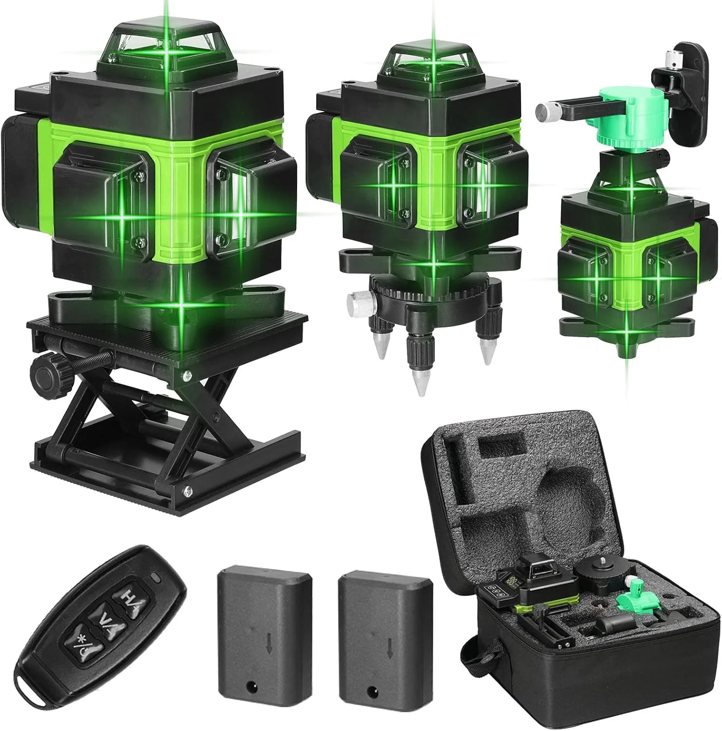 تراز لیزری چند منظوره Obery 4D 16 خطی، دستگاه خودتراز 3 درجه، ابزار تراز باتری لیتیومی قابل شارژ USB با خطوط شیب افقی عمودی تراز لیزری چند منظوره Obery 4D 16 خطی، دستگاه خودتراز 3 درجه، ابزار تراز باتری لیتیومی قابل شارژ USB با خطوط شیب افقی عمودی