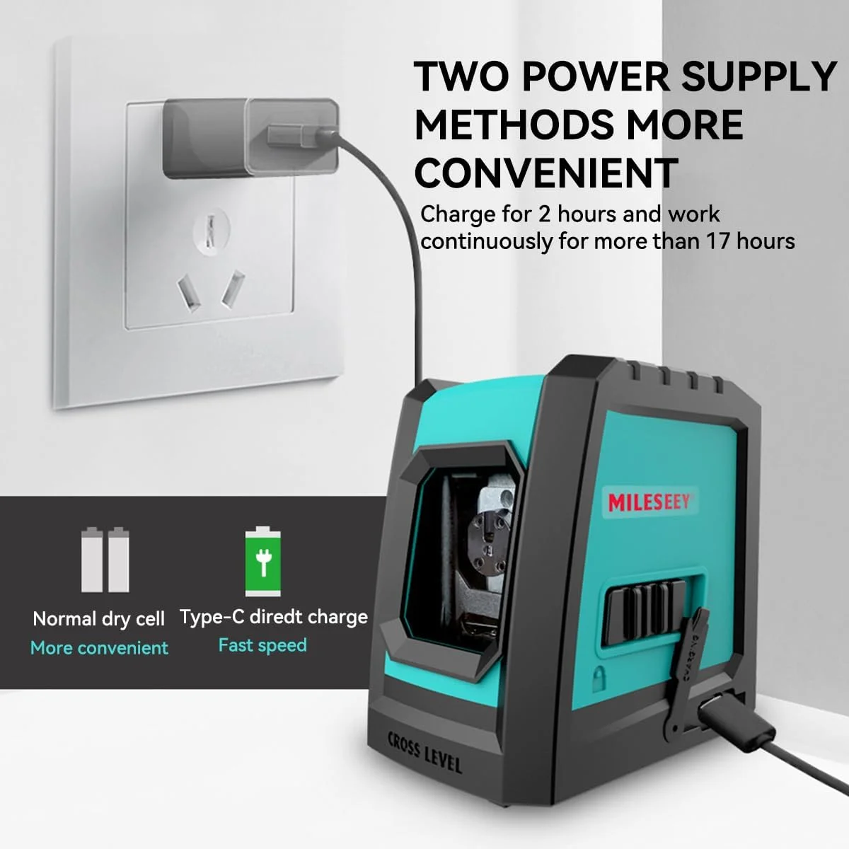 تراز لیزری مایلسی | تراز حرفه ای 2 خط عمودی متقاطع با باتری و سه پایه | مدل L52R تراز لیزری مایلسی | تراز حرفه ای 2 خط عمودی متقاطع با باتری و سه پایه | مدل L52R