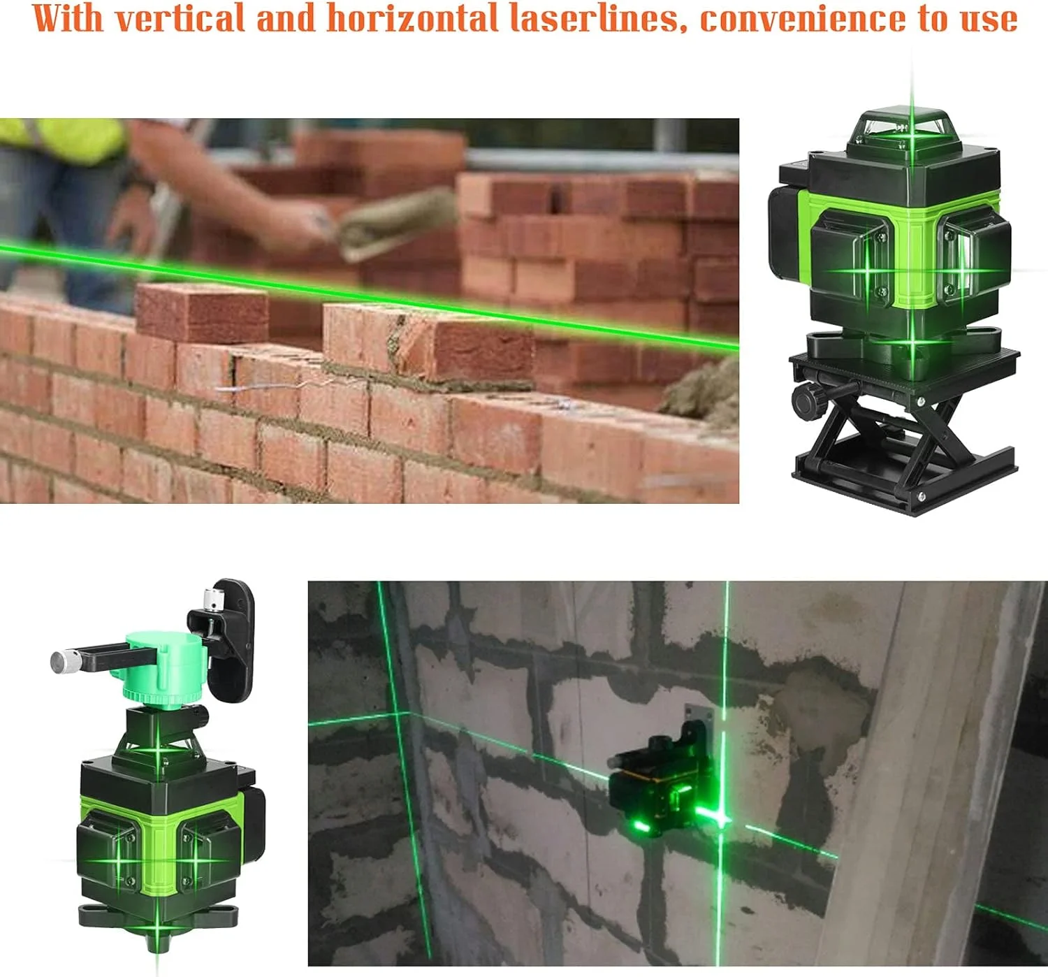 تراز لیزری 4D 16 خطی خودتراز شونده Morelian با قابلیت تنظیم 3 درجه، دارای باتری قابل شارژ USB و سه پایه آلیاژی قابل تنظیم در 3 ارتفاع 1.5 متری تراز لیزری 4D 16 خطی خودتراز شونده Morelian با قابلیت تنظیم 3 درجه، دارای باتری قابل شارژ USB و سه پایه آلیاژی قابل تنظیم در 3 ارتفاع 1.5 متری