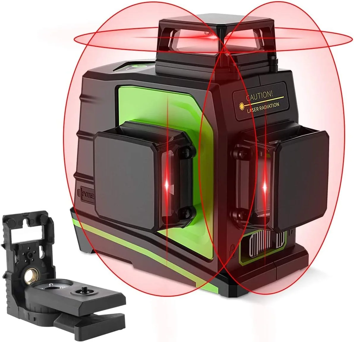 تراز لیزری خودتراز سه بعدی Huepar 3x360 با خطوط متقاطع قرمز 30 متری، ابزار تراز و هم ترازی سه صفحه ای - دو خط عمودی 360 درجه و یک خط افقی 360 درجه - پایه مغناطیسی چرخان GF360R تراز لیزری خودتراز سه بعدی Huepar 3x360 با خطوط متقاطع قرمز 30 متری، ابزار تراز و هم ترازی سه صفحه ای - دو خط عمودی 360 درجه و یک خط افقی 360 درجه - پایه مغناطیسی چرخان GF360R