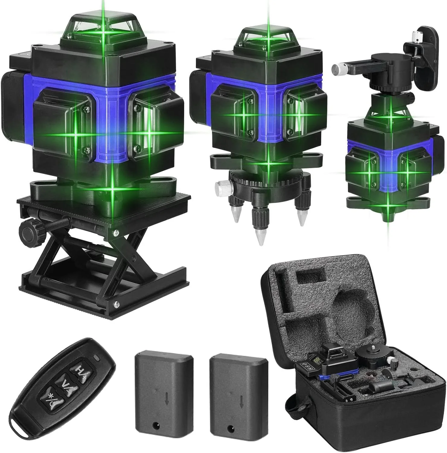 تراز لیزری 4D موریلیان 16 خطی، خودتراز با زاویه 3 درجه، دستگاه قابل شارژ USB با باتری لیتیومی، ابزار تراز با خطوط عمودی و افقی شیب دار تراز لیزری 4D موریلیان 16 خطی، خودتراز با زاویه 3 درجه، دستگاه قابل شارژ USB با باتری لیتیومی، ابزار تراز با خطوط عمودی و افقی شیب دار