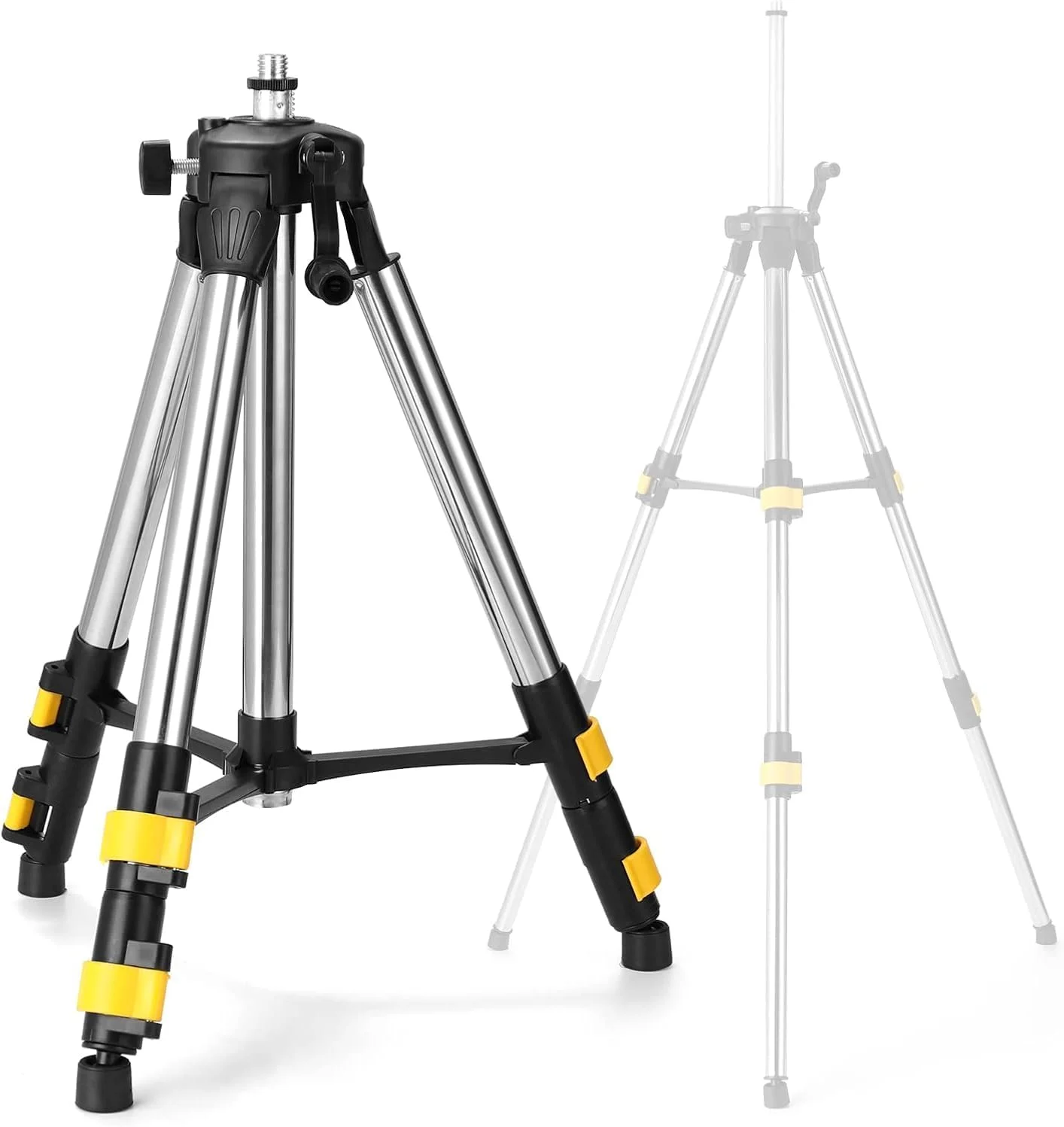 پایه سه پایه استیل 0.5 متری با قابلیت تنظیم ارتفاع در سه سطح برای تراز با تراز حبابی، سه پایه تراز لیزری با قابلیت تنظیم 5/8 پایه سه پایه استیل 0.5 متری با قابلیت تنظیم ارتفاع در سه سطح برای تراز با تراز حبابی، سه پایه تراز لیزری با قابلیت تنظیم 5/8