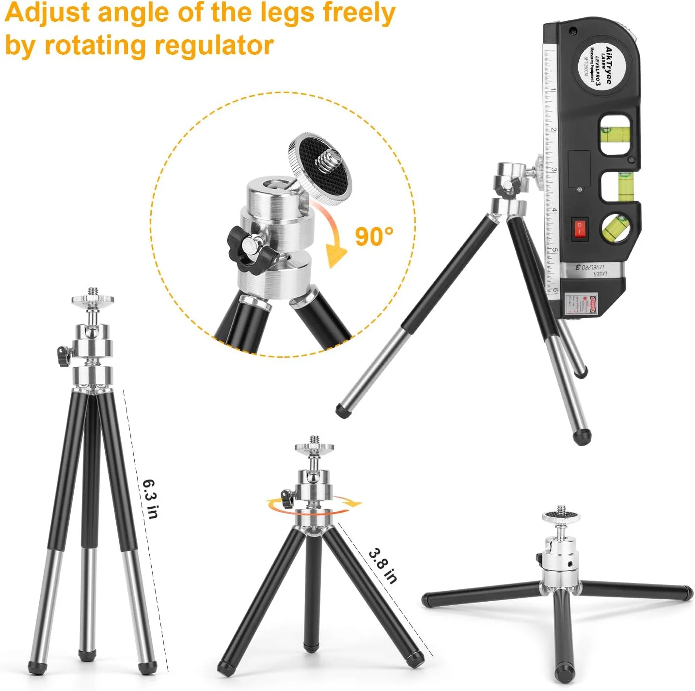 ابزار تراز لیزری چند منظوره AikTryee، کیت لیزر خطی با براکت مثلثی برای آویزان کردن عکس، کابینت و دیوارها ابزار تراز لیزری چند منظوره AikTryee، کیت لیزر خطی با براکت مثلثی برای آویزان کردن عکس، کابینت و دیوارها