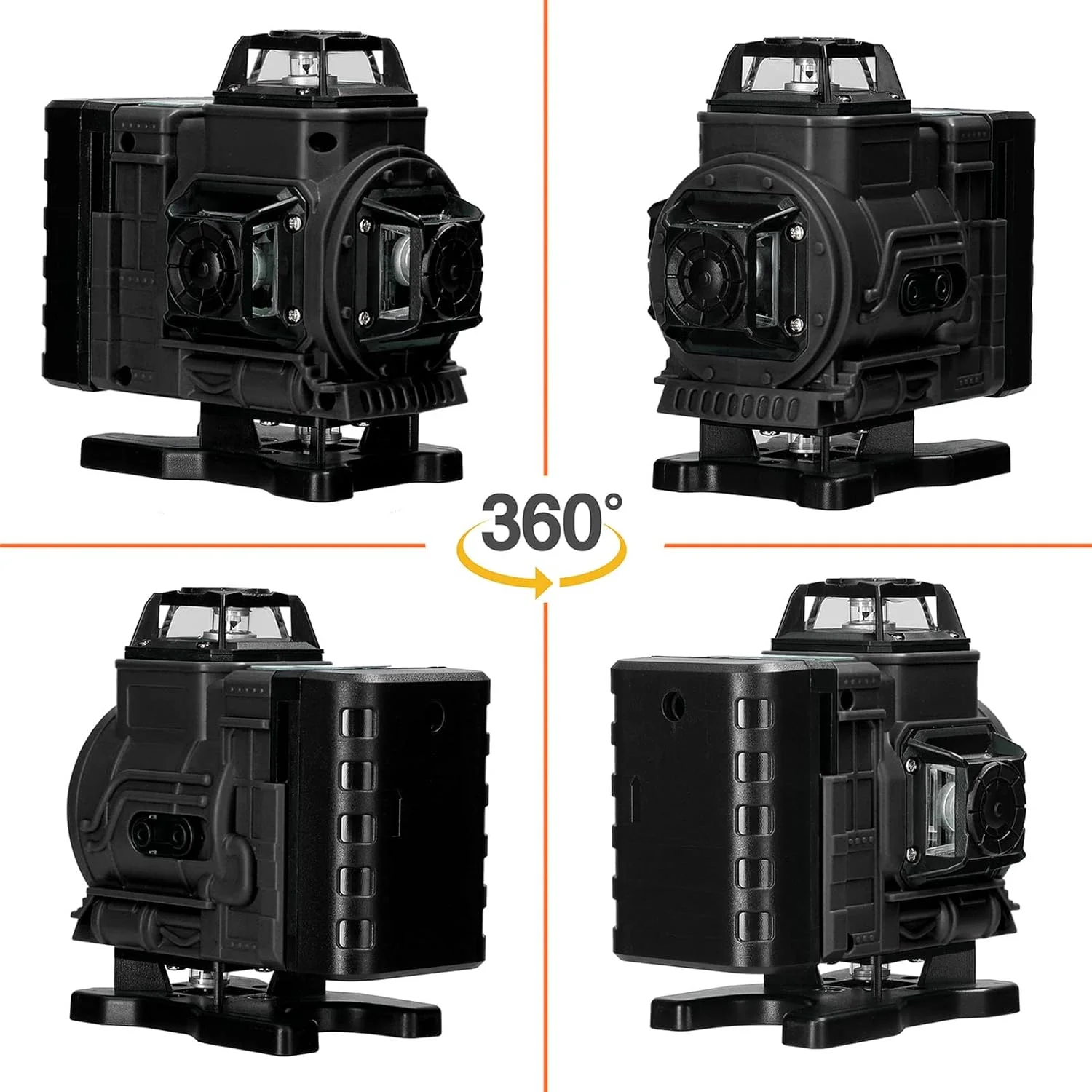 تراز لیزری 16 خطه چند منظوره با قابلیت خودترازی 3 درجه، ابزار تراز کننده همه جهته برای نصب استیکر روی دیوار و زمین، مجموعه ابزار بهبود خانه تراز لیزری 16 خطه چند منظوره با قابلیت خودترازی 3 درجه، ابزار تراز کننده همه جهته برای نصب استیکر روی دیوار و زمین، مجموعه ابزار بهبود خانه