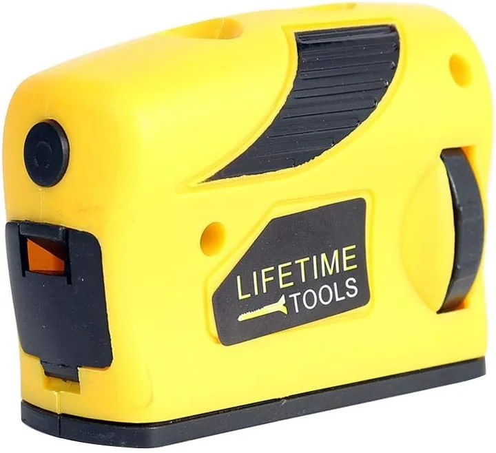 کیت تراز لیزری، تراز لیزری خودتراز خطی متقاطع، متر تراز لیزری مادون قرمز، ابزار تراز لیزری (زرد بدون نگهدارنده) کیت تراز لیزری، تراز لیزری خودتراز خطی متقاطع، متر تراز لیزری مادون قرمز، ابزار تراز لیزری (زرد بدون نگهدارنده)