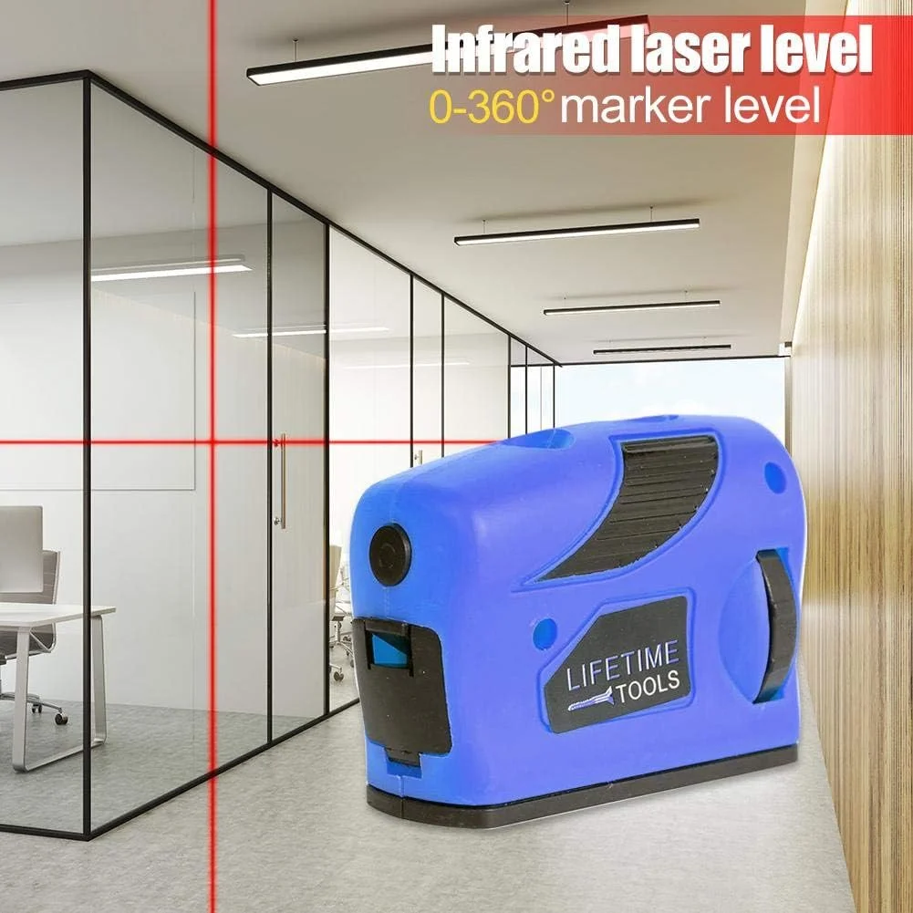 کیت تراز لیزری Matefield، تراز لیزری خودتراز خطی، متر تراز لیزری مادون قرمز (آبی بدون نگهدارنده) کیت تراز لیزری Matefield، تراز لیزری خودتراز خطی، متر تراز لیزری مادون قرمز (آبی بدون نگهدارنده)