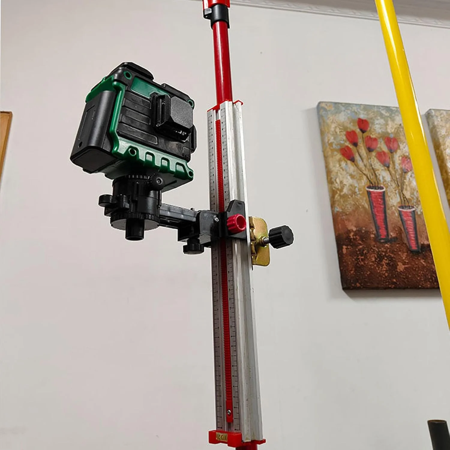 میله تلسکوپی 4 متری با رابط 6 و 15.2 میلیمتری و تثبیتکننده جهانی، میله نصب قابل تنظیم برای لیزرهای خطی چرخشی، میله نصب تراز میله تلسکوپی 4 متری با رابط 6 و 15.2 میلیمتری و تثبیتکننده جهانی، میله نصب قابل تنظیم برای لیزرهای خطی چرخشی، میله نصب تراز