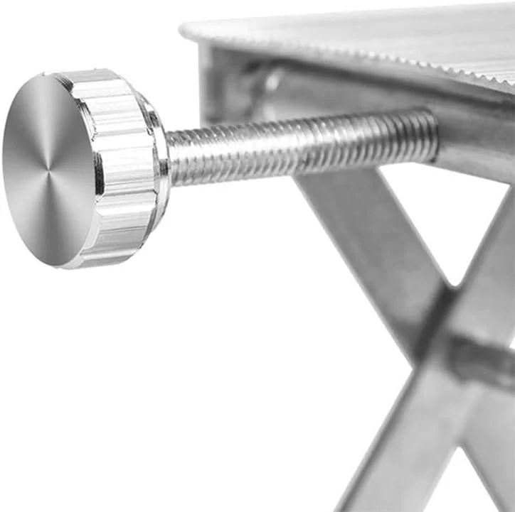 میز بالابر آلومینیومی 9x9 سانتیمتری برای تراز لیزری خطی کف، پایه بالابر آزمایشگاهی (سکوی بالابر BW08-نقرهای) میز بالابر آلومینیومی 9x9 سانتیمتری برای تراز لیزری خطی کف، پایه بالابر آزمایشگاهی (سکوی بالابر BW08-نقرهای)